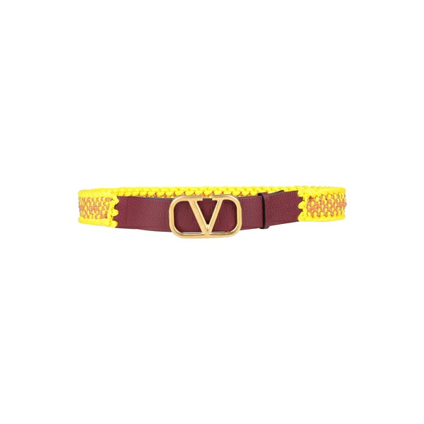 【貨物輸送無料】 ヴァレンティノ ガラヴァーニ レディース 三尺帯 付属物 Belts Yellow