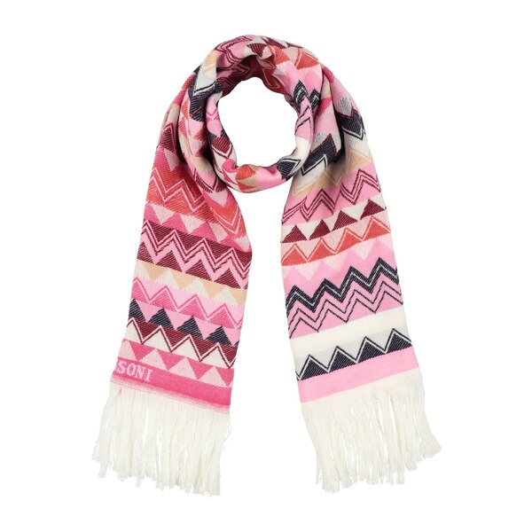 【貨物輸送無料】 ミッソーニ レディース えり巻き・袈裟・えり巻き 付属物 Scarves Pink