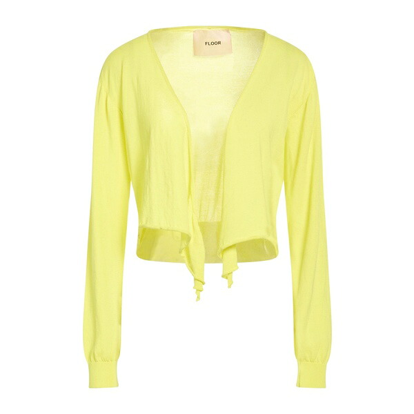 【貨物輸送無料】 立ち会い場 レディース ジレー アウター Cardigans Yellow