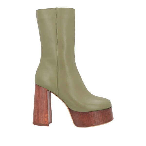 【貨物輸送無料】 ジア ボルギーニ レディース ブーツ シューズ Ankle boots Green