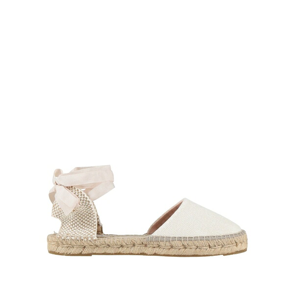 【送料無料】 マネブ レディース サンダル シューズ Espadrilles White