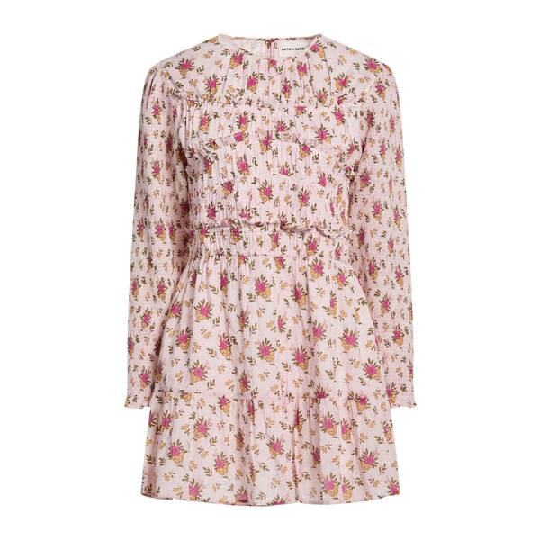 【送料無料】 アンティックバティック レディース ワンピース トップス Mini dresses Pink｜asty