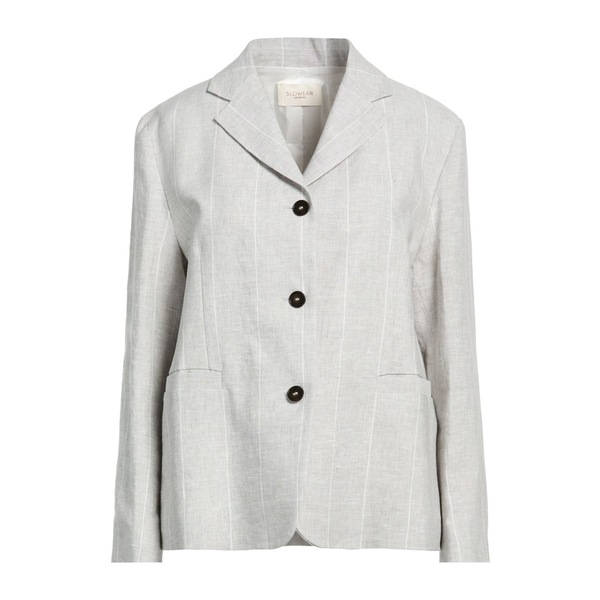 【貨物輸送無料】 投げること御召しもの レディース 上衣＆上衣 アウター Blazers Grey