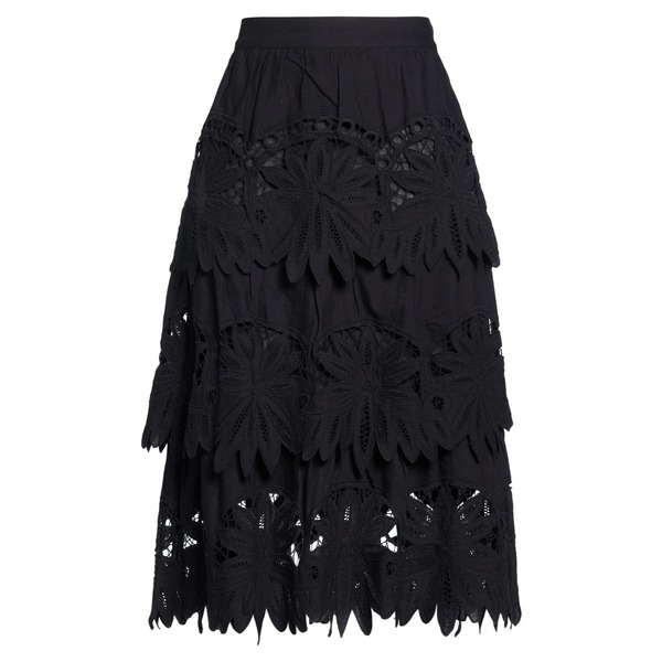 【送料無料】 ファーム リオ レディース スカート ボトムス Midi skirts Black｜asty 59,880円