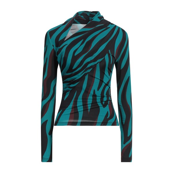 【送料無料】 ピンコ レディース Tシャツ トップス Tops Green｜asty