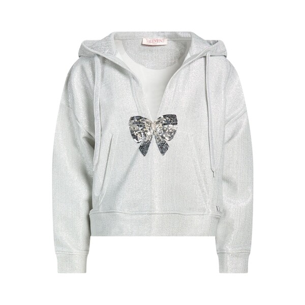 【貨物輸送無料】 ヴァレンティノ ガラヴァーニ レディース パーカー・スウェットシャツ アウター Sweatshirts Silver