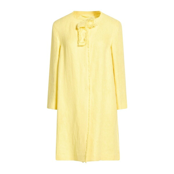 【貨物輸送無料】 エルマンノ シェルヴィーノ レディース 上衣＆上衣 アウター Overcoats \u0026 Trench Coats Yellow