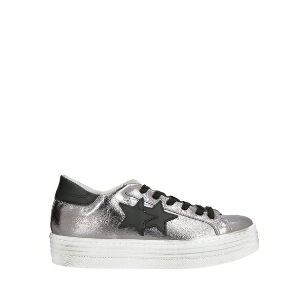 【送料無料】 ツースター レディース スニーカー シューズ Sneakers Silver|asty