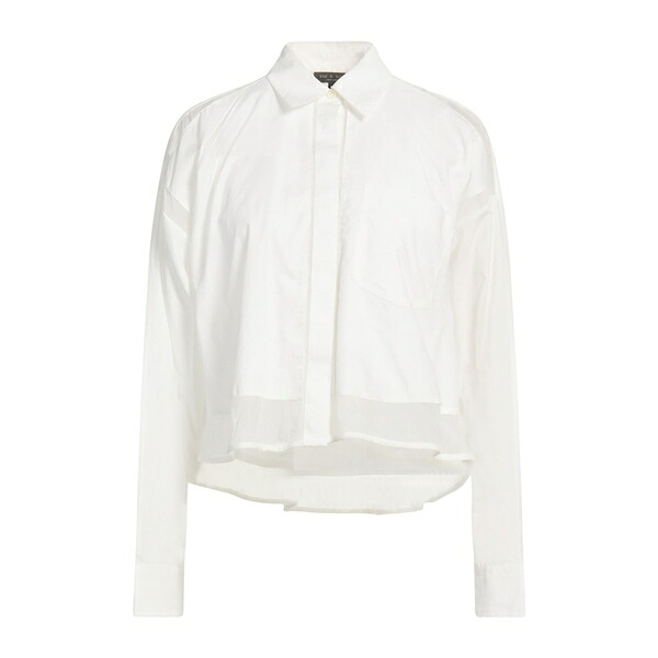 【送料無料】 ラグアンドボーン レディース シャツ トップス Shirts White|asty