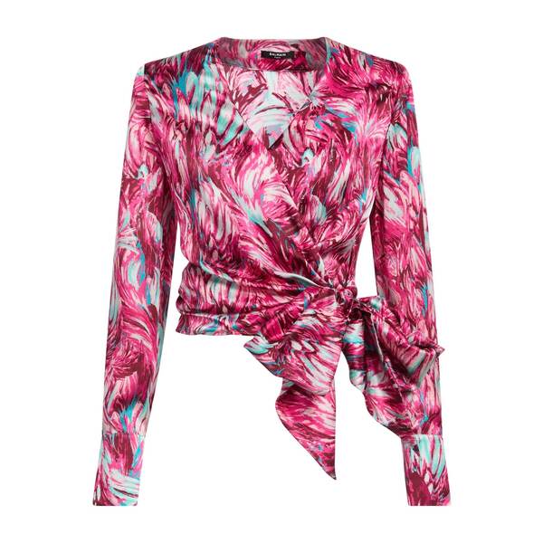 【貨物輸送無料】 バルマン レディース プルオーバー トップス Shirts Pink