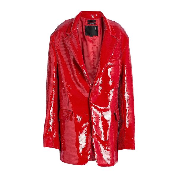 【貨物輸送無料】 アールサーティーン レディース 上衣＆上衣 アウター Blazers Red