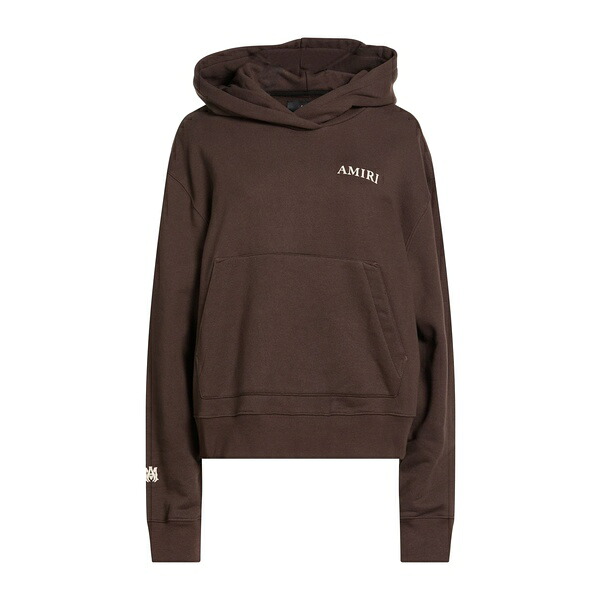 【貨物輸送無料】 アミリ レディース パーカー・スウェットシャツ アウター Sweatshirts Brown