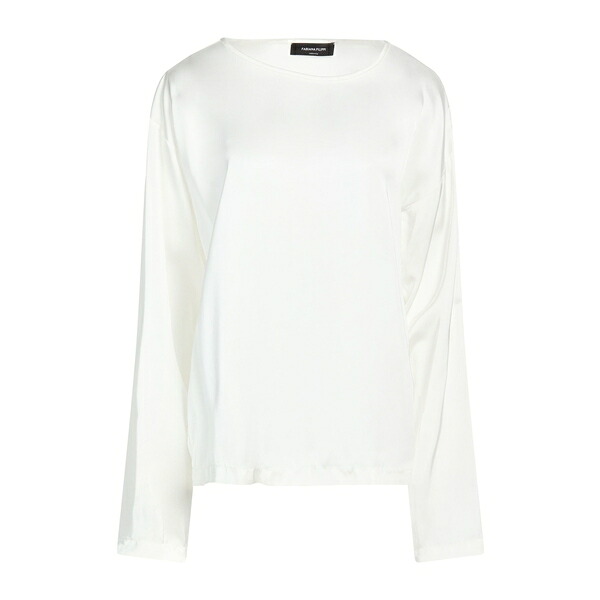 【送料無料】 ファビアナ フィリッピ レディース Tシャツ トップス Tops White|asty