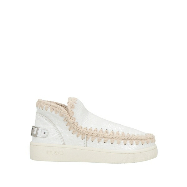 【貨物輸送無料】 モウ レディース ブーツ シューズ Ankle boots White