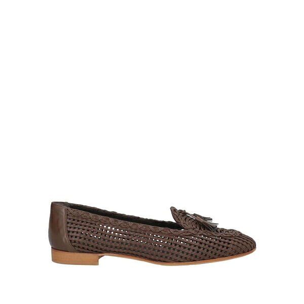 【貨物輸送無料】 カリダ レディース スリッポン・ローファー シューズ Loafers Brown