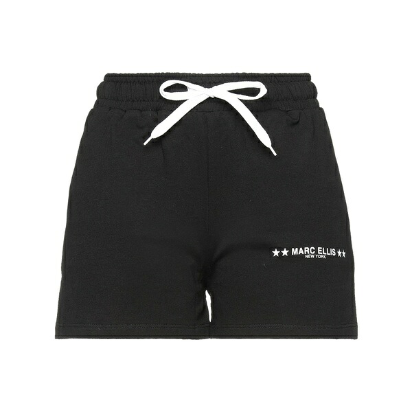 【送料無料】 マークエリス レディース カジュアルパンツ ボトムス Shorts & Bermuda Shorts Black｜asty
