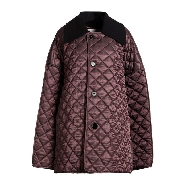 【貨物輸送無料】 ジル・サンダー レディース 上衣＆上衣 アウター Puffers Purple コート・ジャケット-レディースファッション