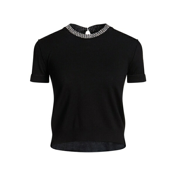 【貨物輸送無料】 ヴァレンティノ ガラヴァーニ レディース 編み物\u0026プルオーバー アウター Sweaters Black