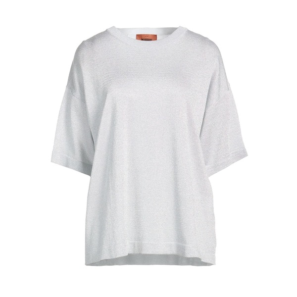 【貨物輸送無料】 ミッソーニ レディース 編み物\u0026スウェーター アウター Sweaters Silver