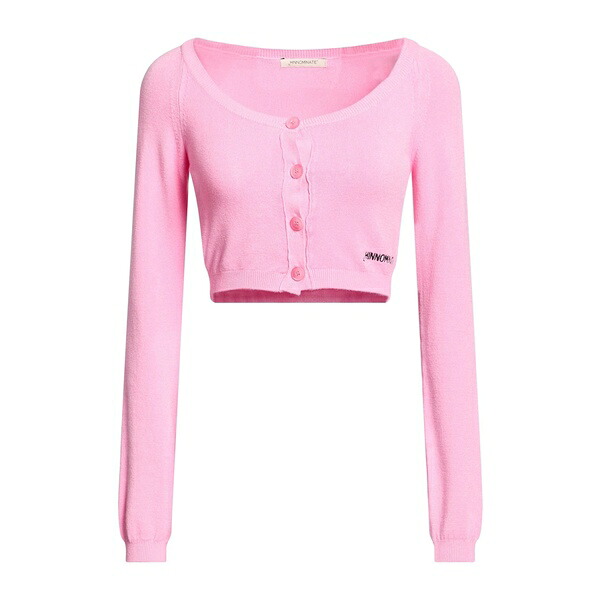 【貨物輸送無料】 ヒノミネイト レディース ジレー アウター Cardigans Pink