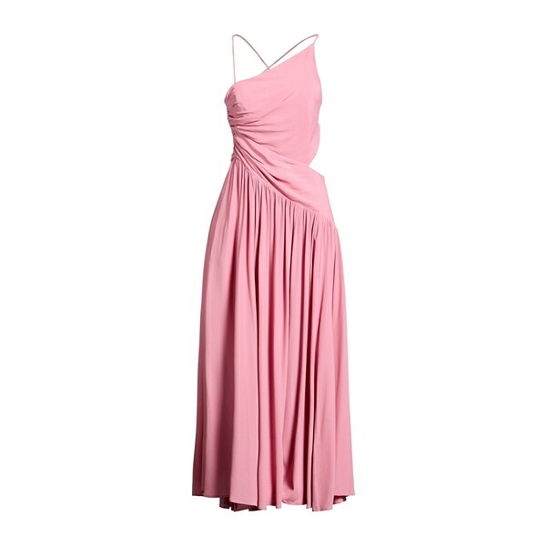 【送料無料】 メイメイジェイ レディース ワンピース トップス Midi dresses Pink|asty