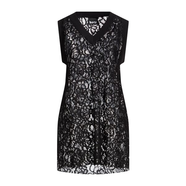【貨物輸送無料】 ディスクレイマー レディース プルオーバー トップス Tops Black
