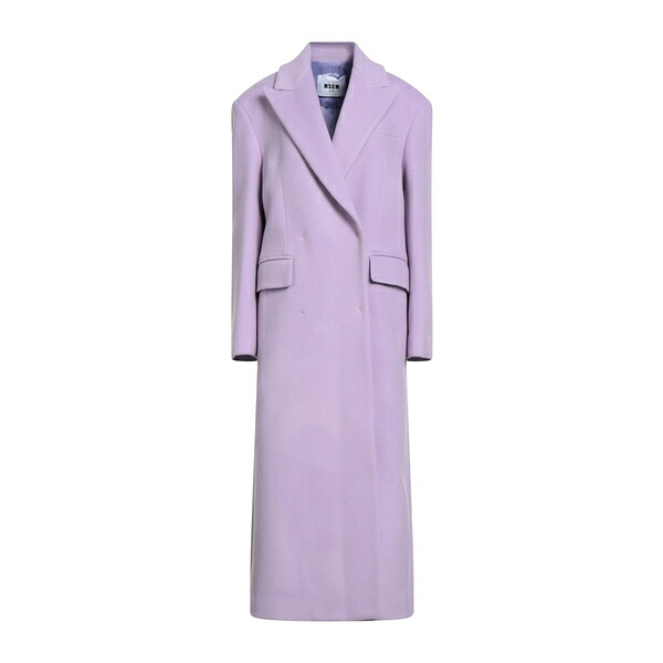 【送料無料】 エムエスジイエム レディース ジャケット＆ブルゾン アウター Coats Purple｜asty