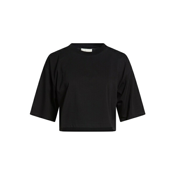 【送料無料】 ルルー スタジオ レディース Tシャツ トップス T-shirts Black｜asty 12,411円