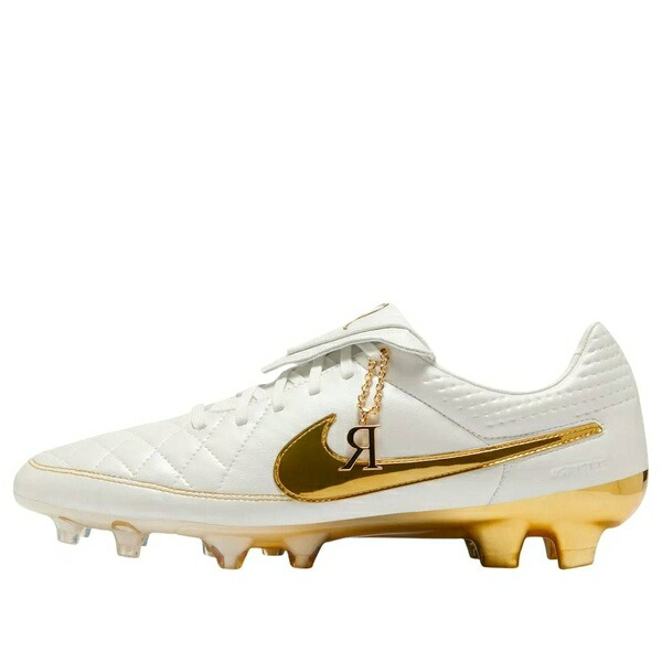 Nike ナイキ メンズ スニーカー 【Nike x Ronaldinho Tiempo Legend FG \u0027Touch of Gold\u0027 IF4388-100】  大きさ US_6(24.0糎)