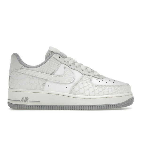 Nike ナイキ レディース スニーカー 【Nike Air Force 1 Low '07 White Python (Women's)】 サイズ US_9(26.0cm) Summit White/Summit White-Sail-Wolf Grey｜asty