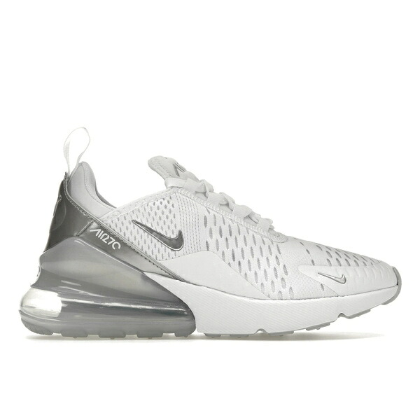 Nike ナイキ レディース スニーカー 【Nike Air Max 270 White Pure Platinum (Women's)】 サイズ US_8.5(25.5cm) White/Pure Platinum/Metallic Platinum|asty