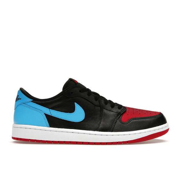 Jordan ジョーダン レディース スニーカー  【Jordan 1 Retro Low OG NC to Chi (Women\u0027s)】  大きさ US_9.5(26.5糎) Black/Dark Powder Blue-Gym Red