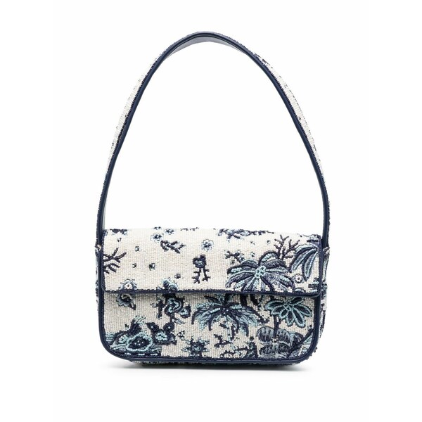 ステゥド レディース ショルダーバッグ 御徒面子 Tommy beaded shoulder bag Blue
