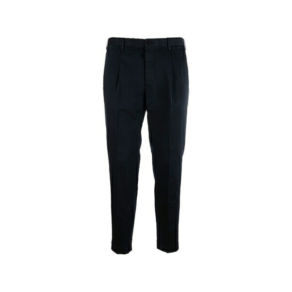 インコテックス メンズ 心地好いズボン下 ボトムス Button trousers Blue