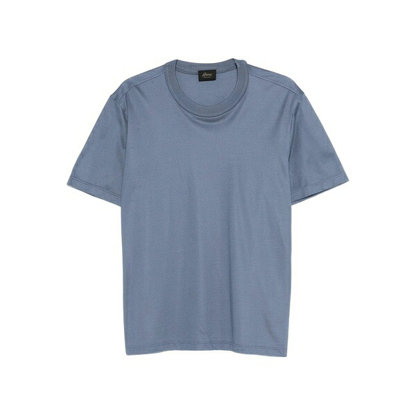 ブリオーニ メンズ Tシャツ トップス Crew-neck t-shirt Blue｜asty