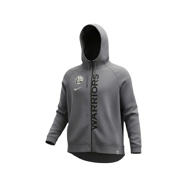 ナイキ レディース パーカー・スウェットシャツ アウター Nba golden state warriors full-zip hoodie Grey