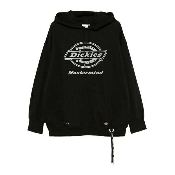お師匠さん肝ったま・ジャパン メンズ パーカー・スウェットシャツ アウター X dickies logo-print hoodie Black