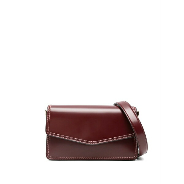 アスピナルオブロンドン レディース ハンドバッグ バッグ Eliza leather mini bag Red|asty