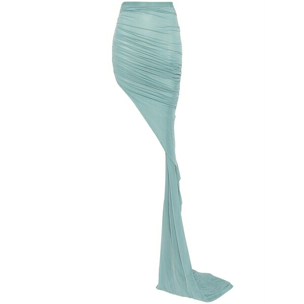 リックオウエンス レディース スコート ボトムス Edfu maxi skirt Blue