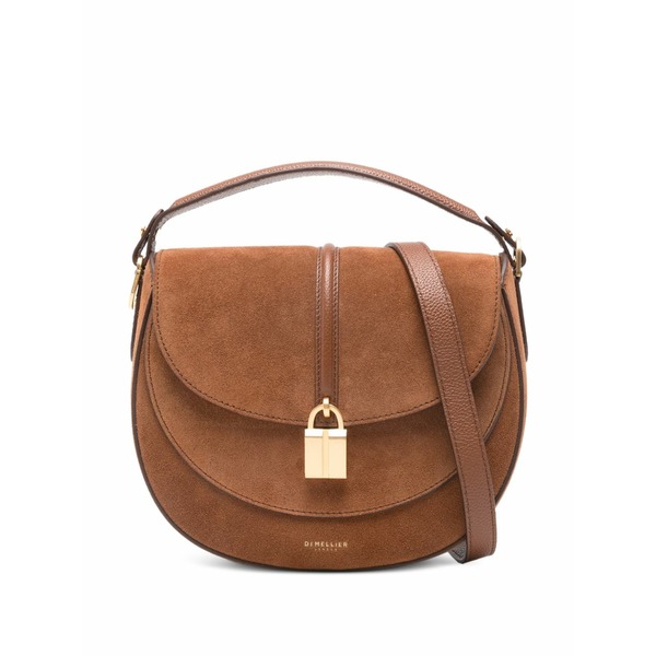 デメリエー レディース ショルダーバッグ 御徒面子 Siena saddle cross body bag Brown