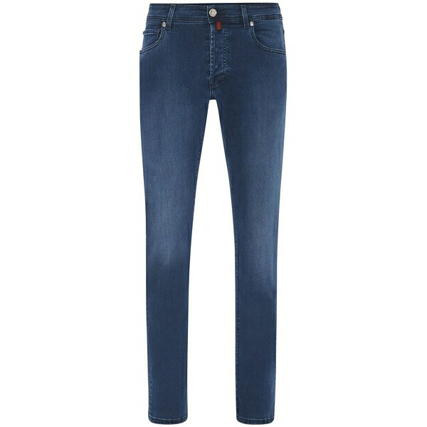 ビリオネア メンズ ジーンズズボン下 ボトムス Embroidered-logo straight-cut jeans Blue