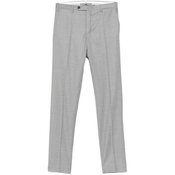 インコテックス メンズ 心地好いズボン下 ボトムス Slub-texture trousers  Grey