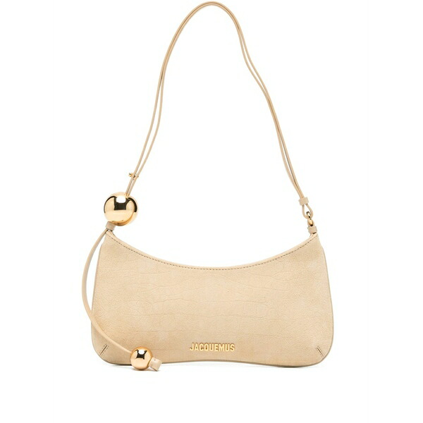 ジャクエムス レディース ハンドバッグ バッグ Le bisou perle shoulder bag Neutrals|asty