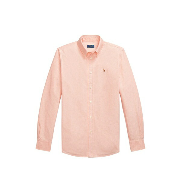 ラルフローレン レディース プルオーバー トップス Button-fastening long-sleeve shirt Orange