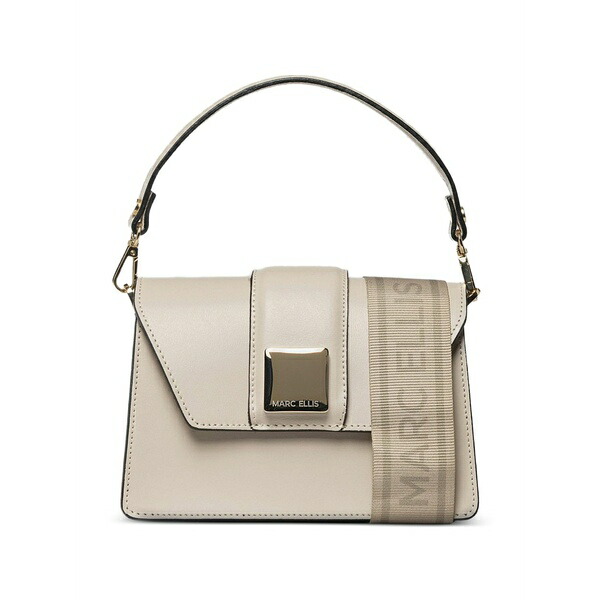 マークエリス レディース トートバッグ バッグ Kourtney logo-plaque tote bag Neutrals|asty