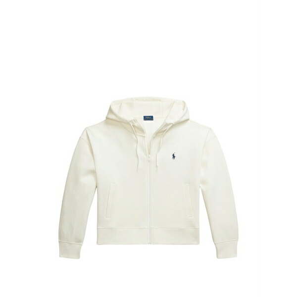 ラルフローレン レディース パーカー・スウェットシャツ アウター Zip-fastening hoodie Neutrals