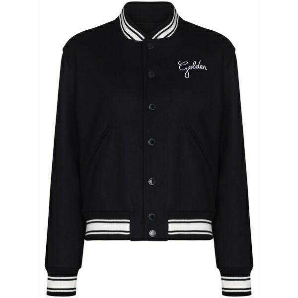 ゴールデングース レディース 上衣＆上衣 アウター Embroidered-logo bomber jacket Blue