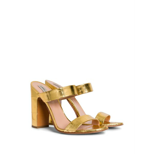 アルベルタ フェレッティ レディース サンダル シューズ Double-strap heeled sandals Gold｜asty