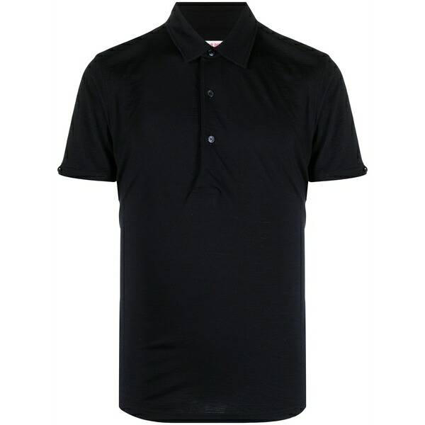 オールバー ブラウン メンズ ポロシャツ トップス Sebastian polo shirt Blue|asty