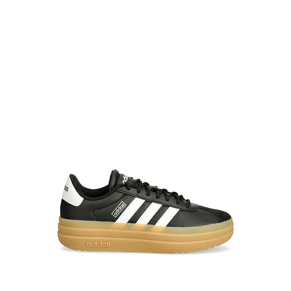 アディダス レディース スニーカー シューズ Three-stripes lace-up fastening sneakers Black｜asty